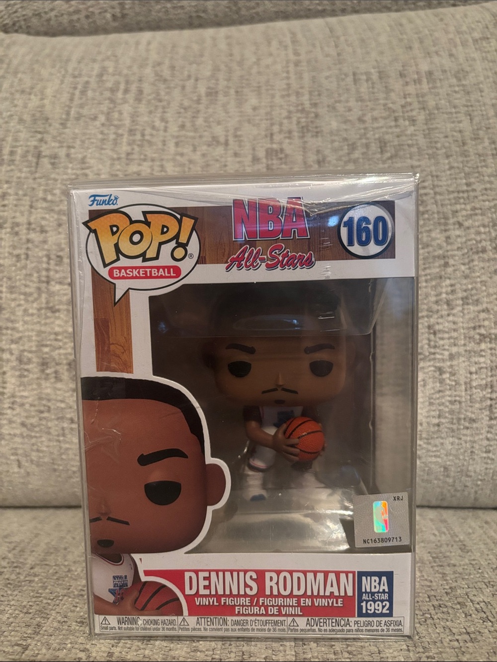 Funko Pop! Dennis Rodman NBA All-Stars Vinyl Figure - White & Red